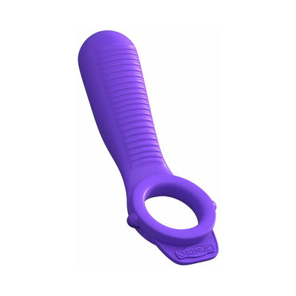 PIPEDREAM - FANTASY C-RINGZ REMOTE-CONTROLLED VIBRATING RIDE N GLIDE COUPLES RING PURPLE