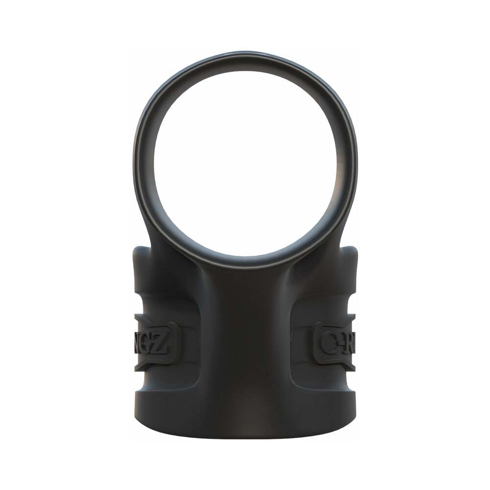 FANTASY C-RINGZ MR. BIG COCK RING & BALL STRETCHER SILICONE SLING BLACK