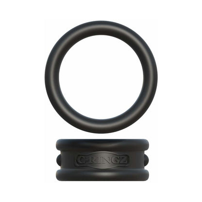 PIPEDREAM - FANTASY C-RINGZ MAX-WIDTH SILICONE RINGS 2-PIECE SET BLACK