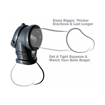 FANTASY C-RINGZ COCK PIPE WITH BALL STRETCHER SLING BLACK