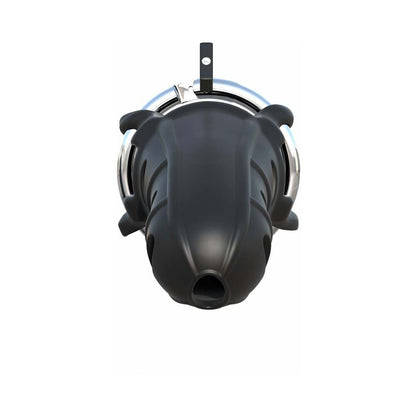 FANTASY C-RINGZ HARDCORE SILICONE COCK BLOCKER LOCKING CHASTITY CAGE BLACK