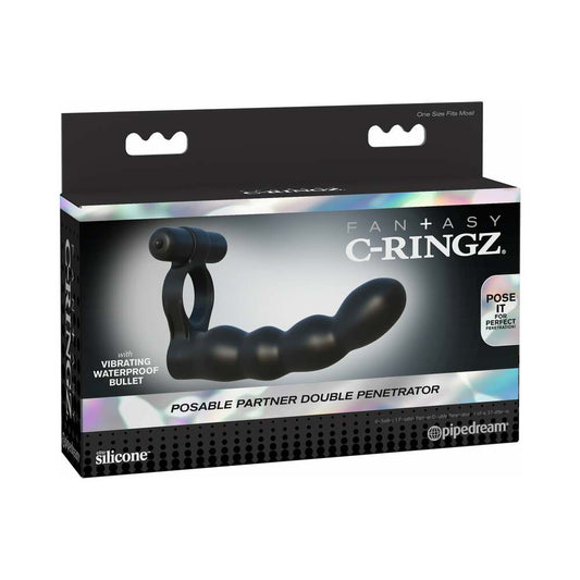 FANTASY C-RINGZ - POSABLE DOUBLE PENETRATOR