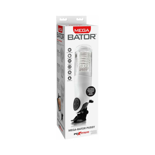 EXTREME TOYZ - PDX MEGA BATOR MASTURBADOR MASCULINO USB VAGINA BLANCA