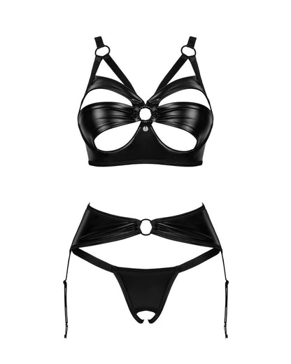 OBSESSIVE - ARMARES 3-PCS CROTCHLESS SET  M/L