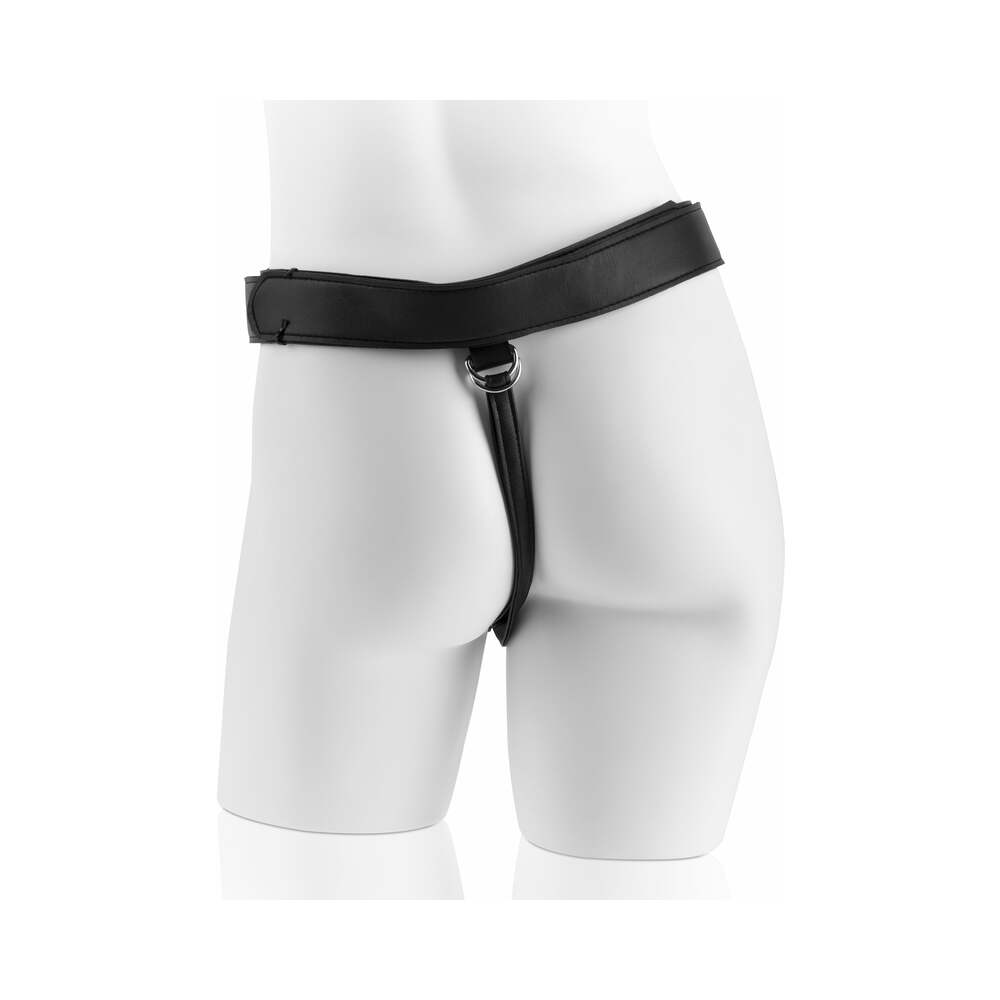 KING COCK STRAP-ON HARNESS WITH 8 IN. COCK BEIGE