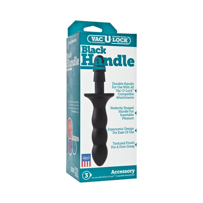 DOC JOHNSON - VAC-U-LOCK - BLACK HANDLE BLACK