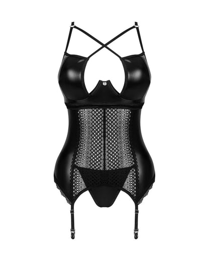 OBSESSIVE - NORIDES CORSET & THONG   XS/S