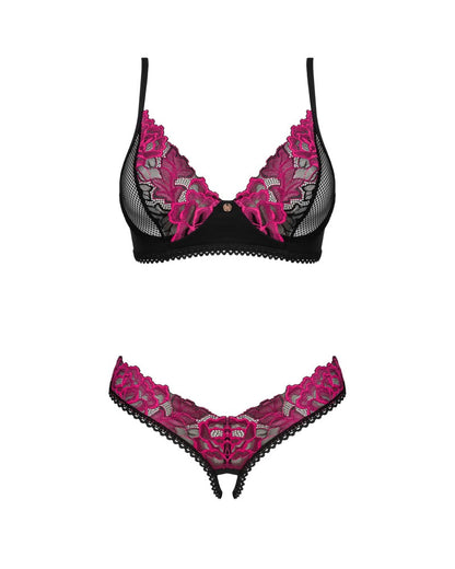 OBSESSIVE - ROSENTY 2-PCS CROTCHLESS SET  M/L