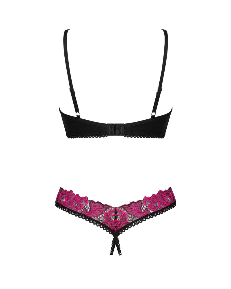 OBSESSIVE - ROSENTY 2-PCS CROTCHLESS SET  M/L