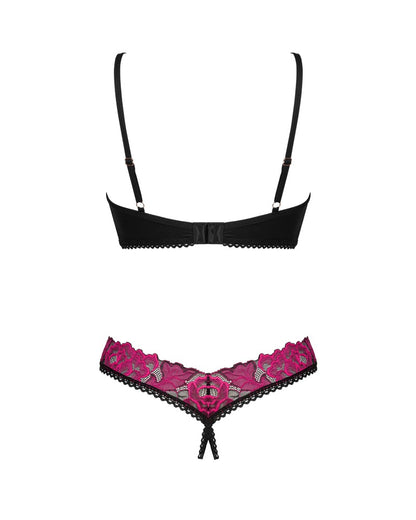 OBSESSIVE - ROSENTY 2-PCS CROTCHLESS SET  M/L