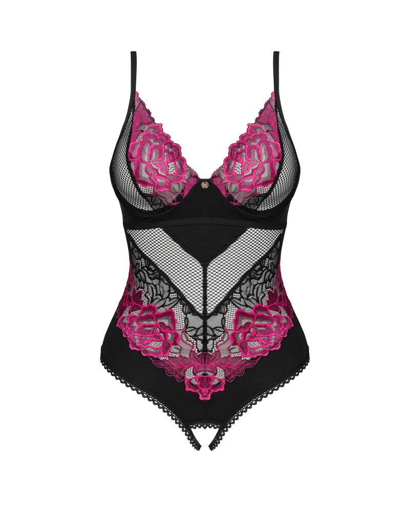 OBSESSIVE - ROSENTY CROTCHLESS TEDDY   XS/S