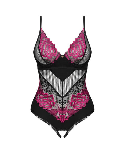 OBSESSIVE - ROSENTY CROTCHLESS TEDDY   XS/S