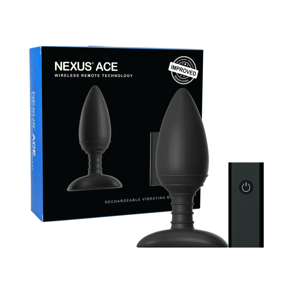 NEXUS - ACE LARGE REMOTE CONTROL VIBRATING BUTT PLUG