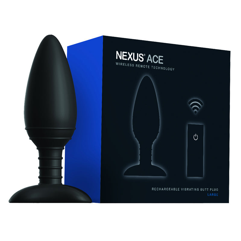 NEXUS ACE LARGE REMOTE CONTROL VIBRATING BUTT PLUG