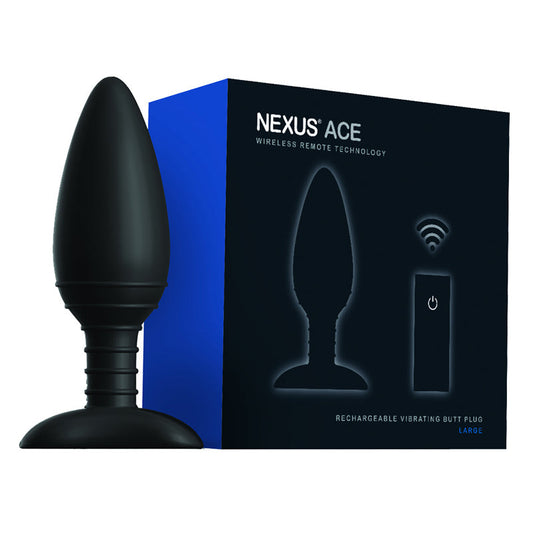 NEXUS ACE LARGE REMOTE CONTROL VIBRATING BUTT PLUG