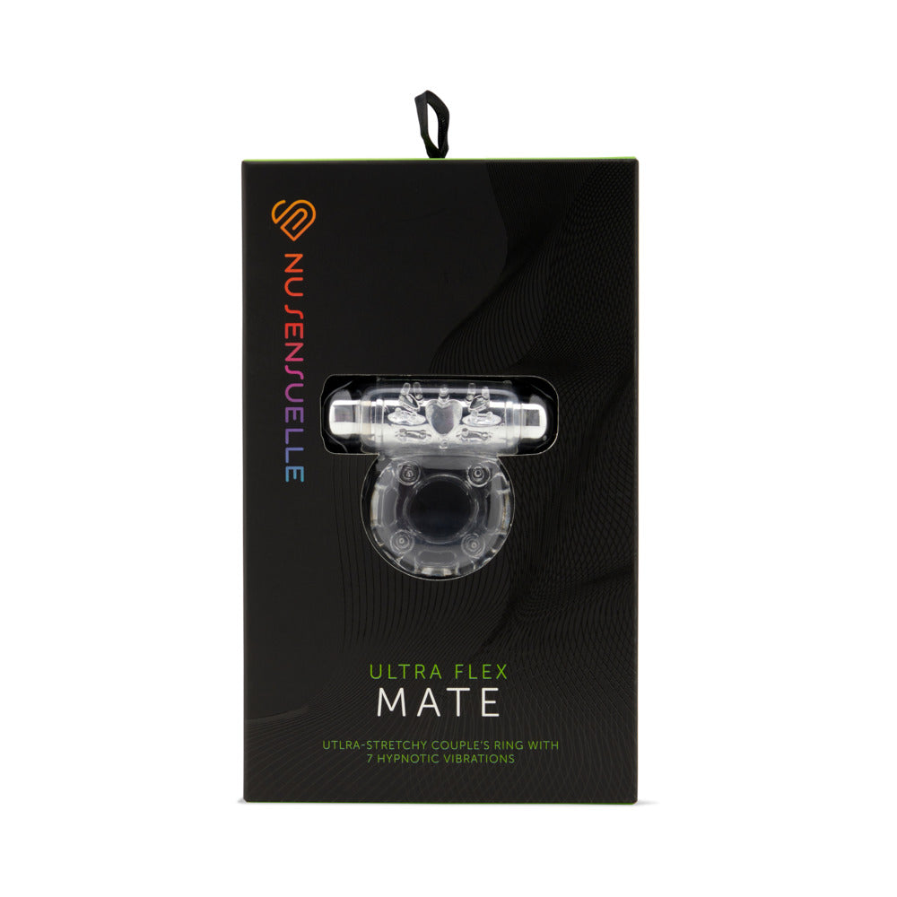 NU SENSUELLE - MATE ULTRA FLEX COUPLE''S RING CLEAR