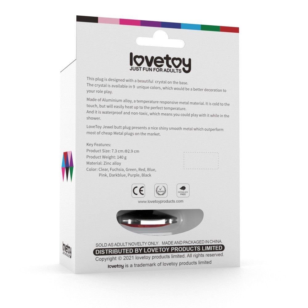 LOVETOY - ROSEBUD CLASSIC METAL PLUG S RED
