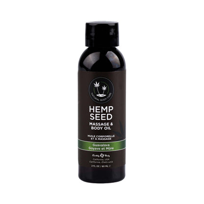 EARTHLY BODY HEMP SEED MASSAGE OIL 3-PIECE GIFT SET 2 OZ.