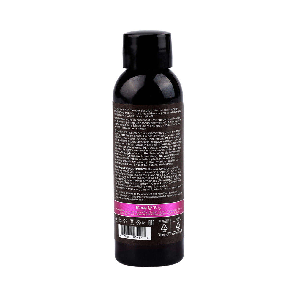 EARTHLY BODY - HEMP SEED MASSAGE OIL 3-PIECE GIFT SET 2 OZ.