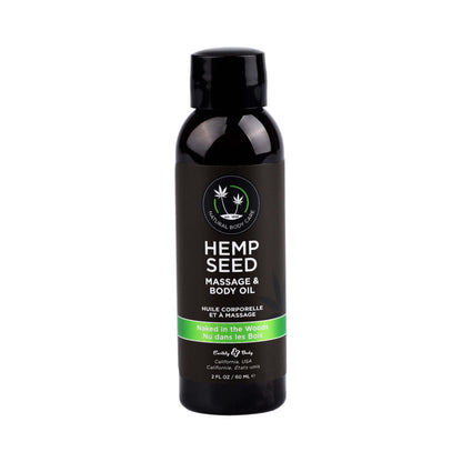 EARTHLY BODY - HEMP SEED MASSAGE OIL 3-PIECE GIFT SET 2 OZ.