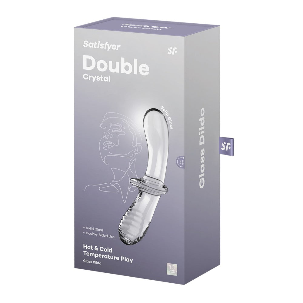 SATISFYER - DOUBLE CRYSTAL TRANSPARENT