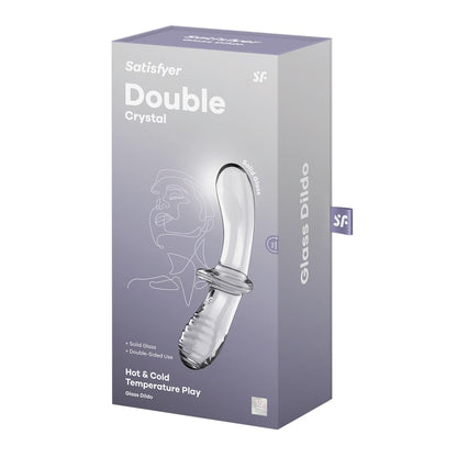 SATISFYER - DOUBLE CRYSTAL TRANSPARENT