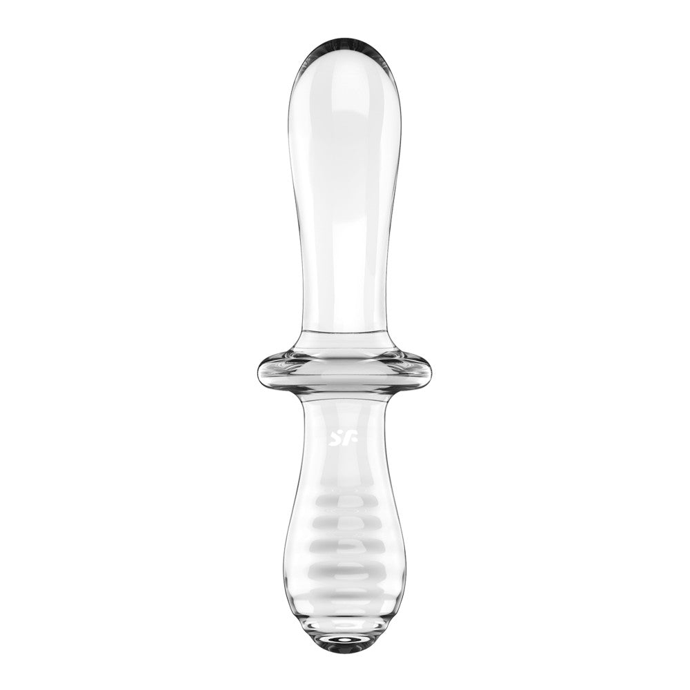SATISFYER - DOUBLE CRYSTAL TRANSPARENT