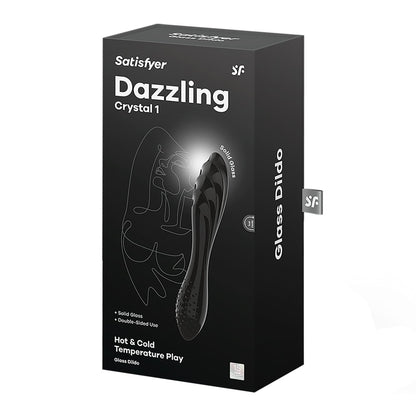 SATISFYER - DAZZLING CRYSTAL 1 BLACK