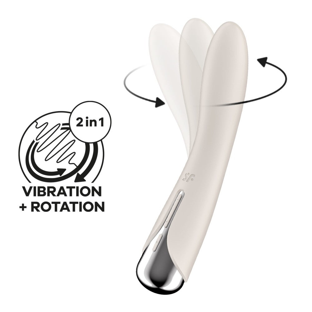 SATISFYER - SPINNING VIBE 1 BEIGE