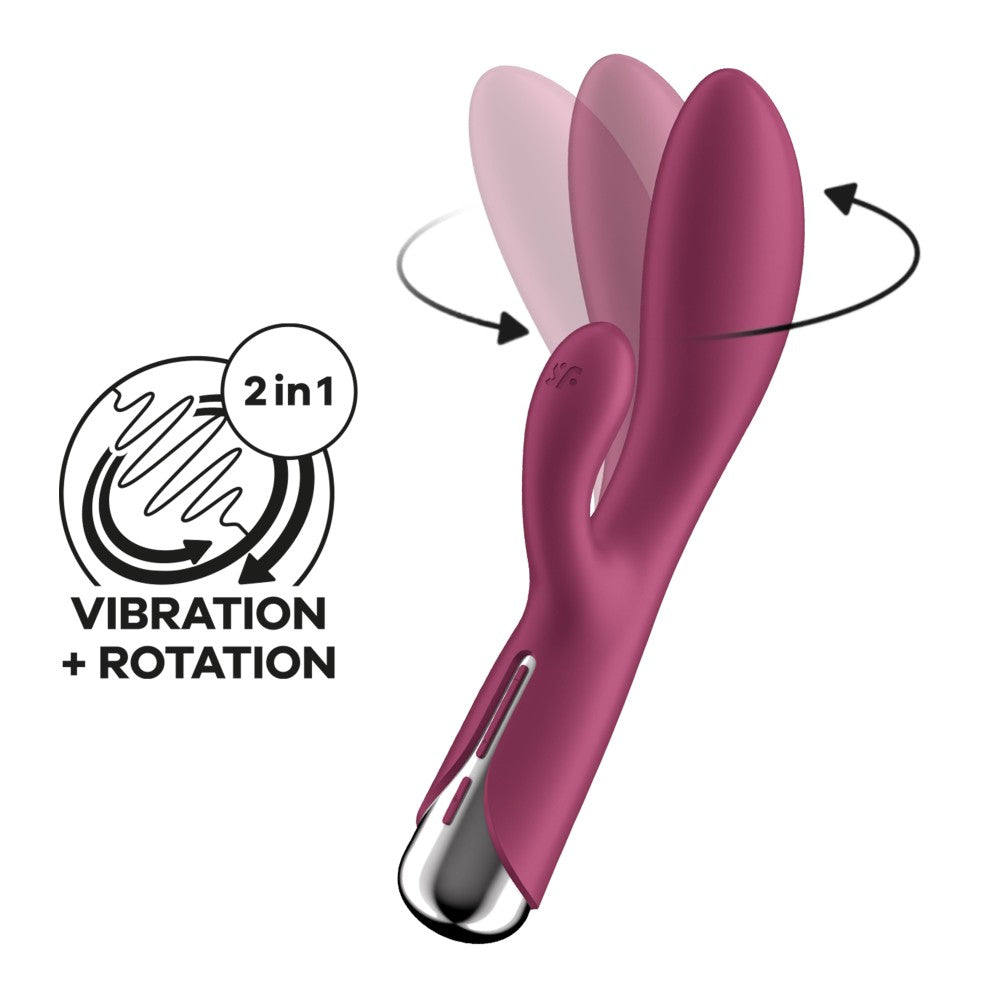 SATISFYER - SPINNING RABBIT 1 RED