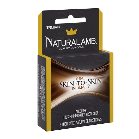 PARADISE MARKETING - PRESERVATIVOS LUBRICADOS NATURALAMB PAQUETE DE 3