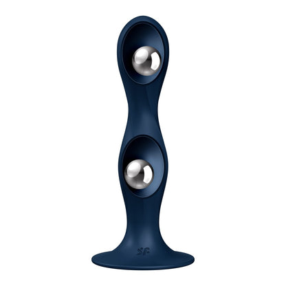 SATISFYER - DOUBLE BALL-R DARK BLUE
