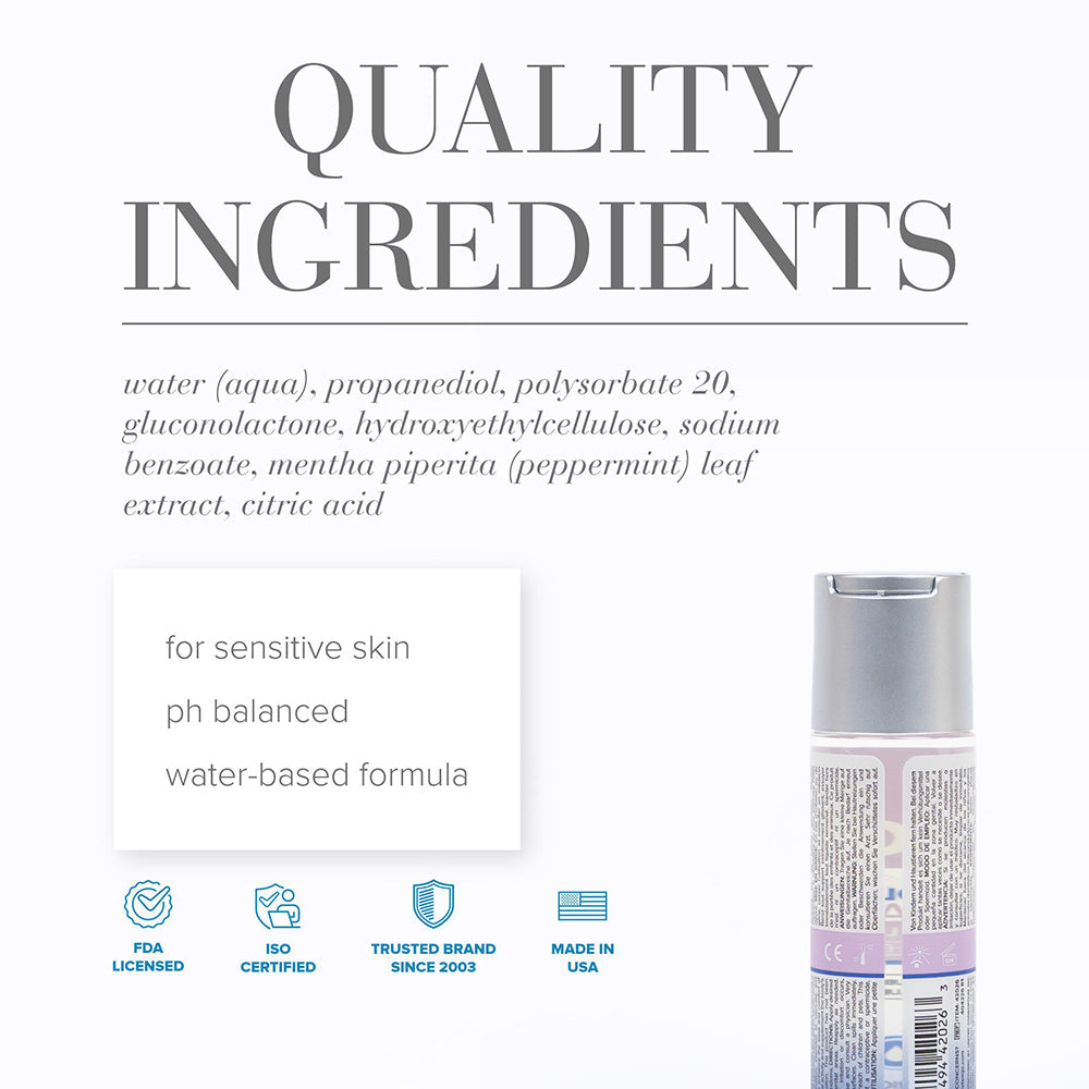 SYSTEM JO - JO AGAPE COOLING WATER-BASED LUBRICANT 2 OZ.