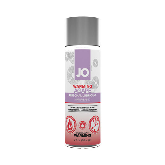 JO AGAPE WARMING WATER-BASED LUBRICANT 2 OZ.