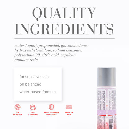 JO AGAPE WARMING WATER-BASED LUBRICANT 2 OZ.