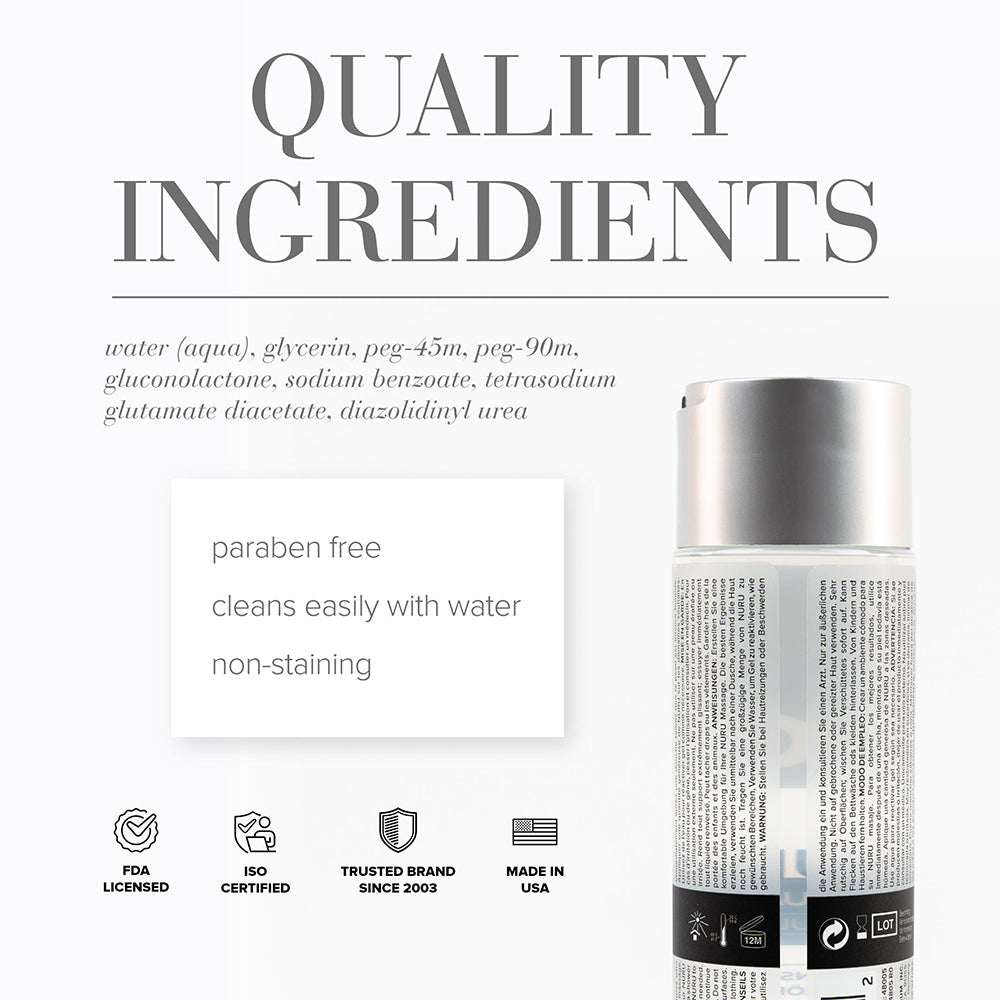 SYSTEM JO - JO NURU FULL-BODY SENSUAL MASSAGE GEL 8 OZ.