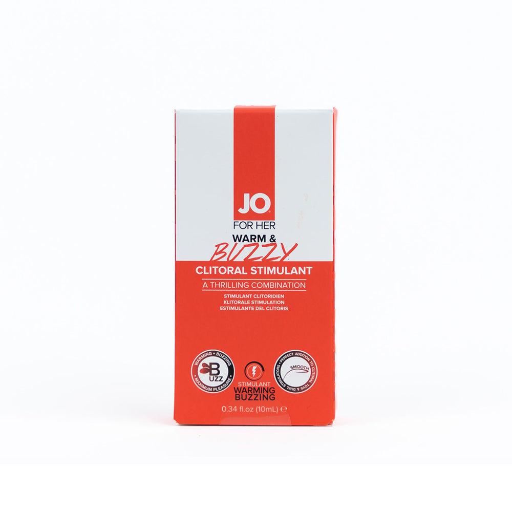 SYSTEM JO - JO WARM & BUZZY CLITORAL STIMULANT 0.34 OZ.