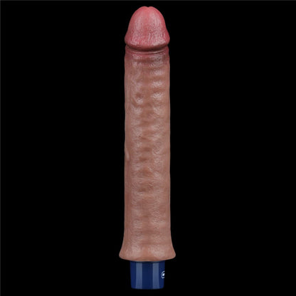 LOVETOY - 9.5" REAL SOFTEE RECHARGEABLE SILICONE VIBRATING DILDO
