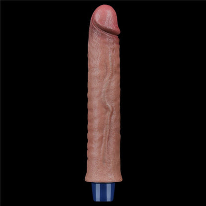 LOVETOY - 9.5" REAL SOFTEE RECHARGEABLE SILICONE VIBRATING DILDO