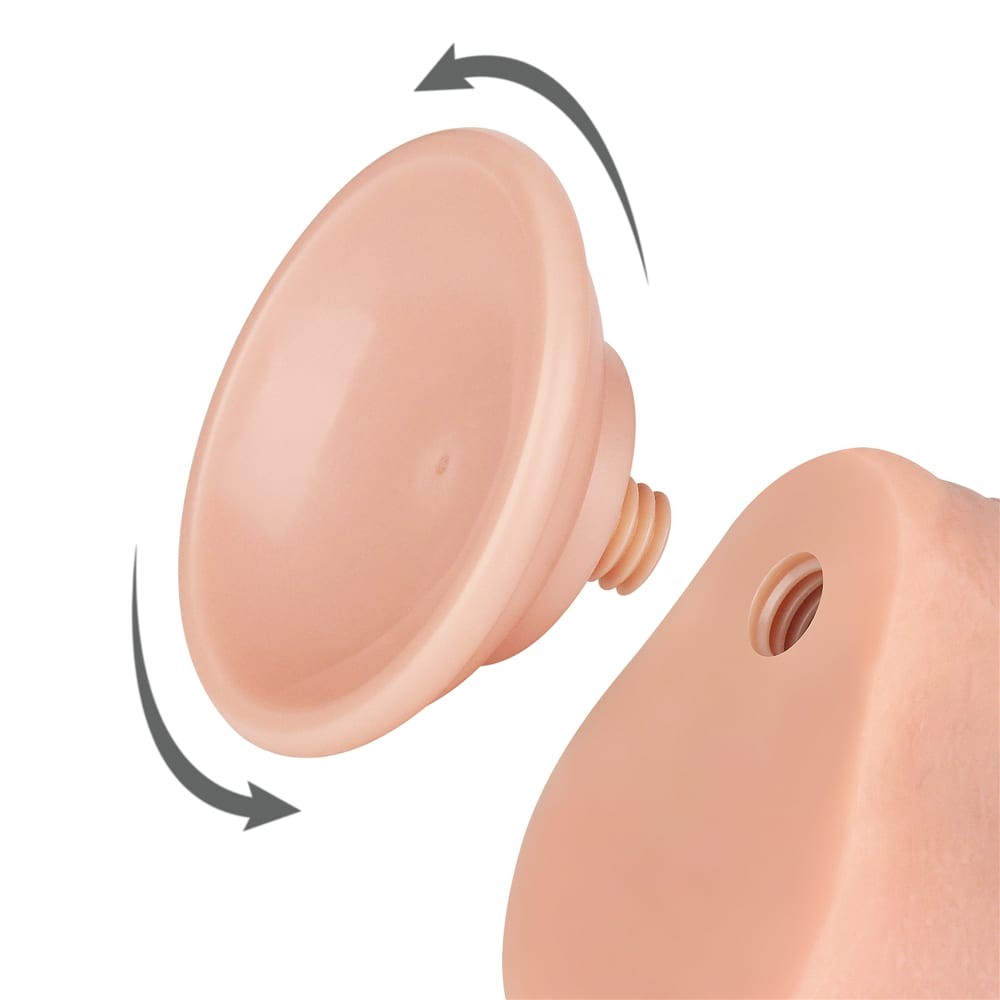 LOVETOY - 7'' SLIDING SKIN DUAL LAYER DONG FLESH_B0O50_3