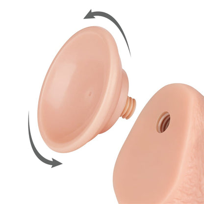 LOVETOY - 7.5'' SLIDING SKIN DUAL LAYER DONG FLESH I