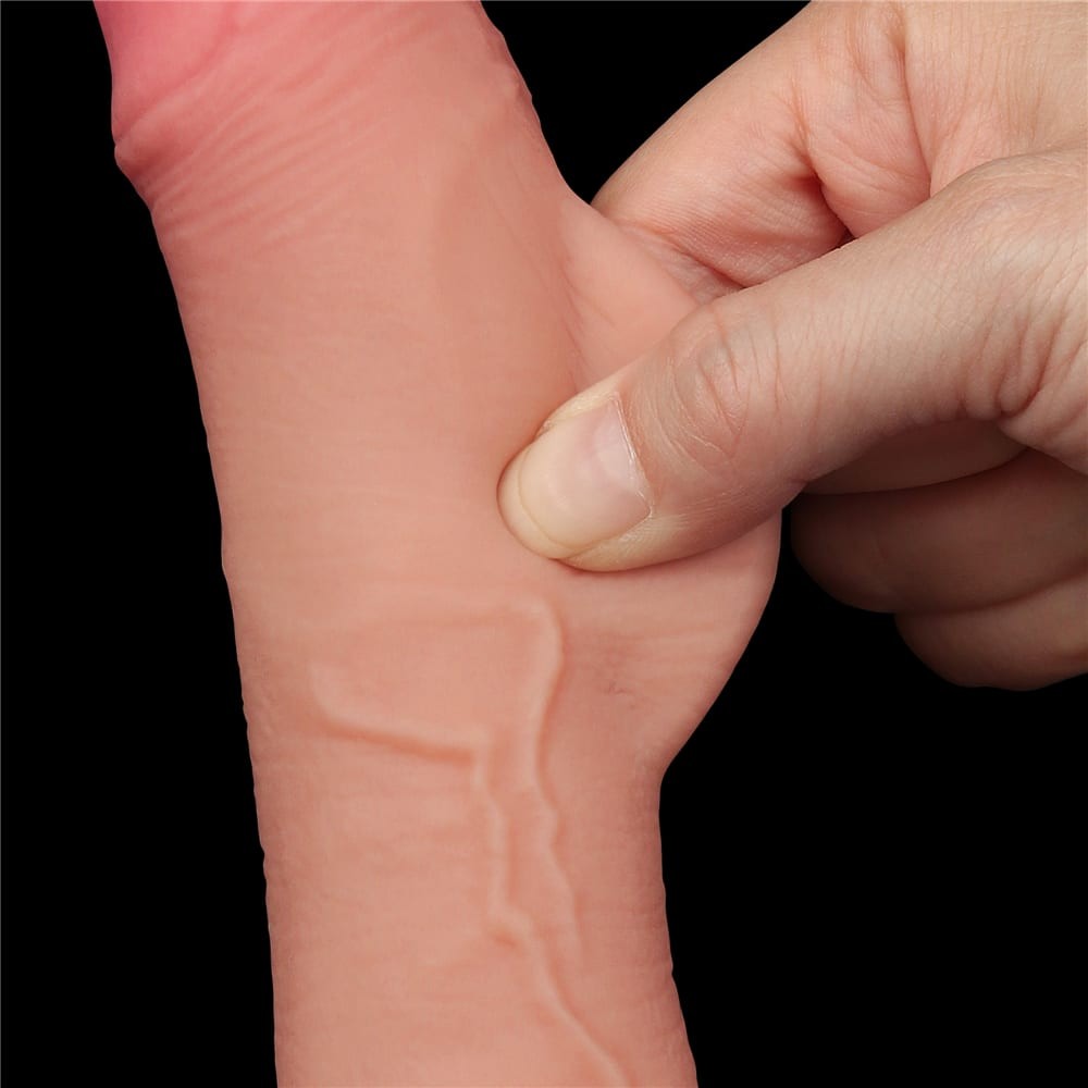 LOVETOY - 7.5'' SLIDING SKIN DUAL LAYER DONG FLESH I
