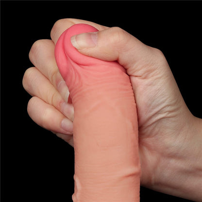 LOVETOY - 7.5'' SLIDING SKIN DUAL LAYER DONG FLESH I