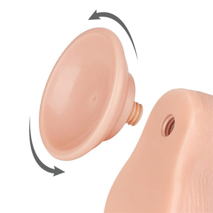 LOVETOY - 7.5'' SLIDING SKIN DUAL LAYER DONG FLESH III_B15O50_3