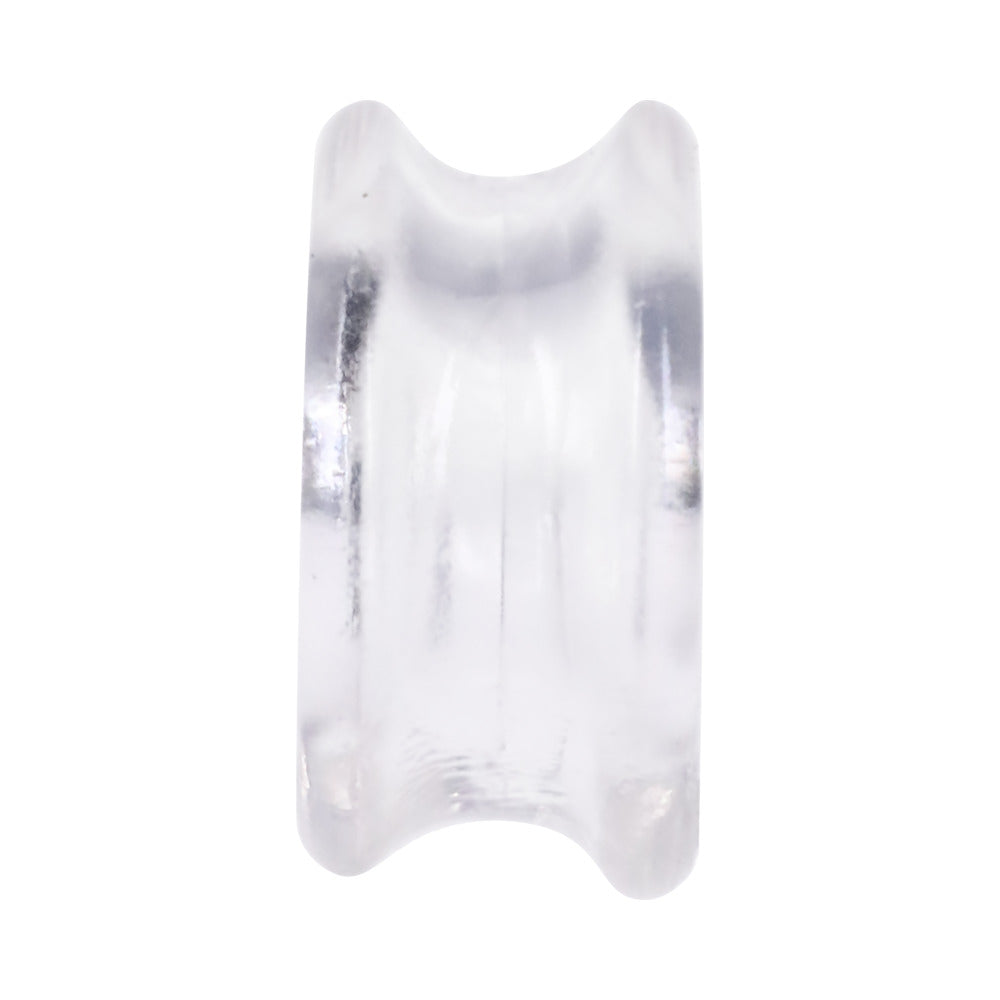 ROCK SOLID CONVEX CLEAR C RING IN A CLAMSHELL