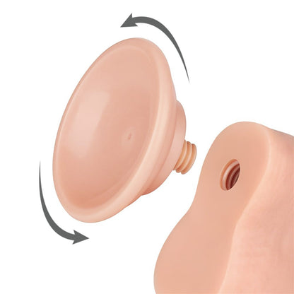 LOVETOY - 8'' SLIDING SKIN DUAL LAYER DONG FLESH I_B15O50_3