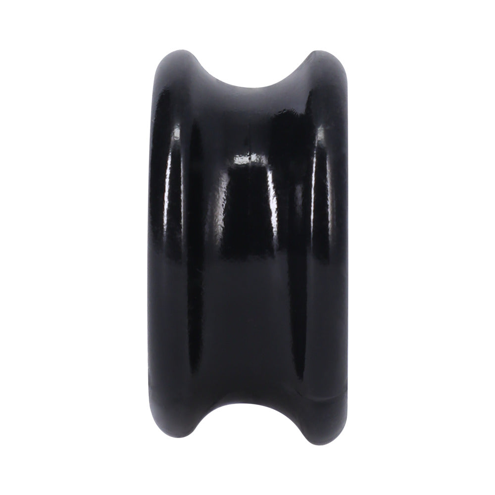 ROCK SOLID CONVEX BLACK C RING IN A CLAMSHELL