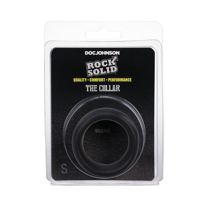 ROCK SOLID SILICONE BLACK C RING, SMALL (1 3/4IN) IN A CLAMSHELL