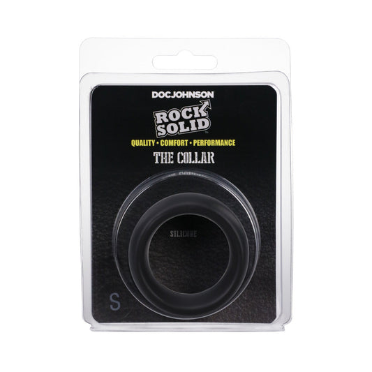 ROCK SOLID SILICONE BLACK C RING, SMALL (1 3/4IN) IN A CLAMSHELL