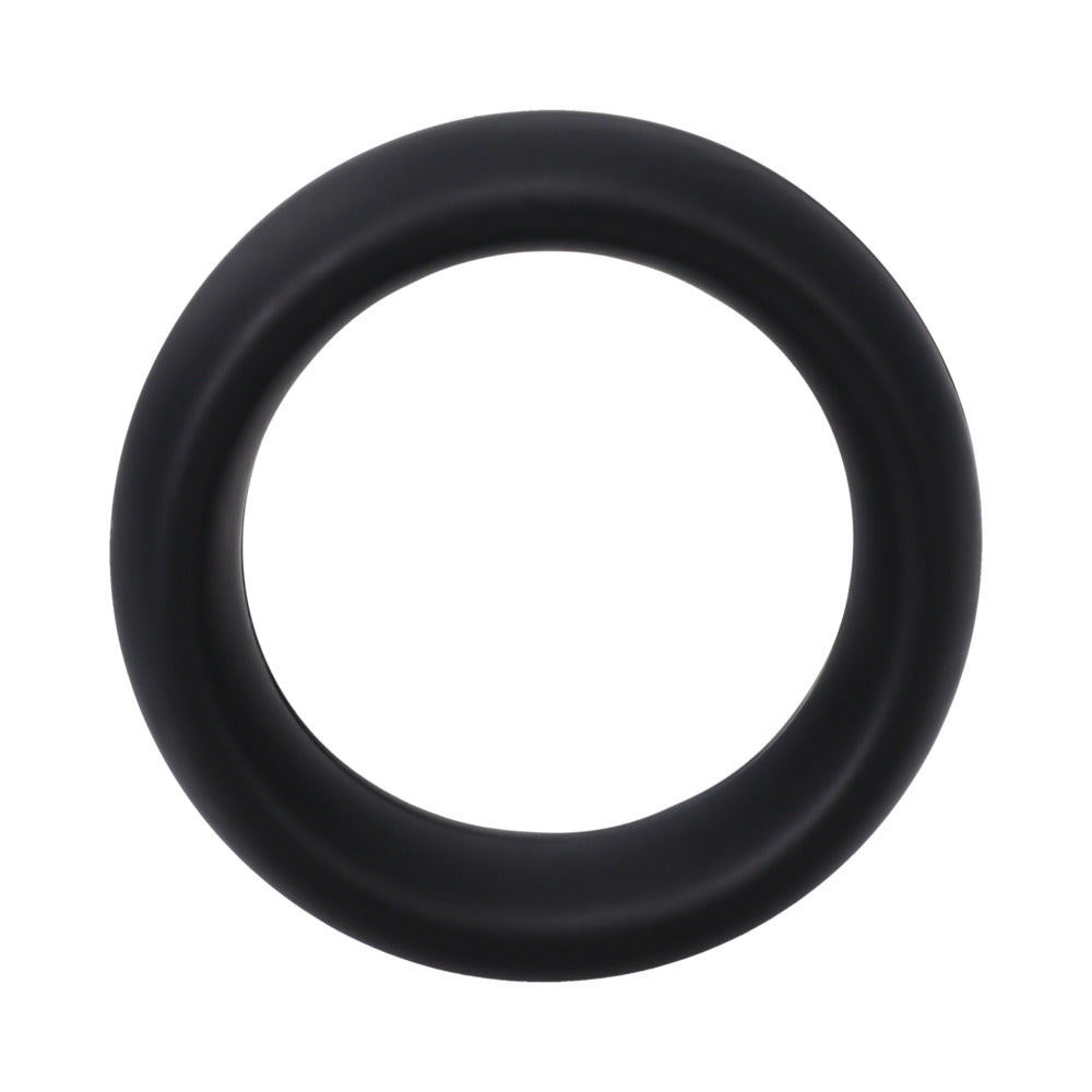 ROCK SOLID SILICONE BLACK C RING, SMALL (1 3/4IN) IN A CLAMSHELL